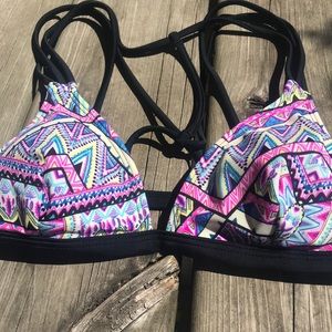 LA Hearts Women's Swimsuit Bikini Top Size S